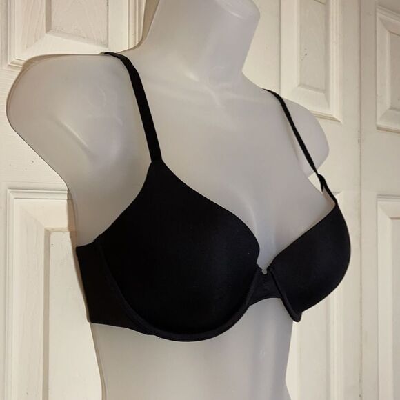 Victoria's Secret Black Uplift Semi Demi Bra 32D - Picture 3 of 13